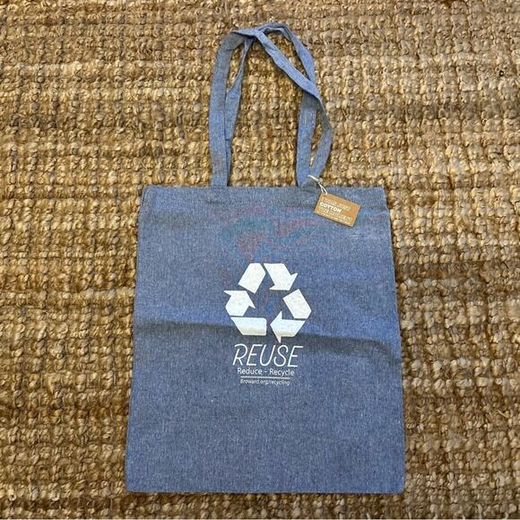 Blue Reusable Tote Bag-Brand new condition - Picture 1 of 6